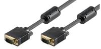 MicroConnect SVGA HD15 3m M-M w.ferrit core