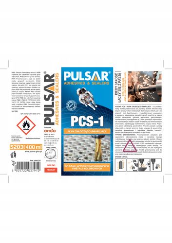 PŁYN DO GWINTOWANIA PULSAR DO WIERCENIA CHŁODZIWO 400 ml na Arena.pl