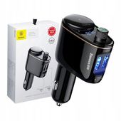 Transmiter samochodowy Baseus S-06 Locomotive Ładowarka USB Bluetooth MP3
