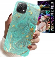 ETUI DO XIAOMI MI 11 LITE - MARMURKOWE WZORY + SZKŁO HARTOWANE
