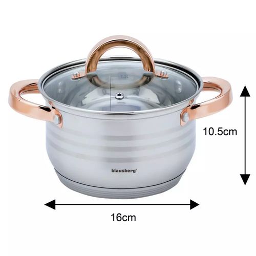 zestaw garnków 12 elementów klausberg kb-7700 na Arena.pl