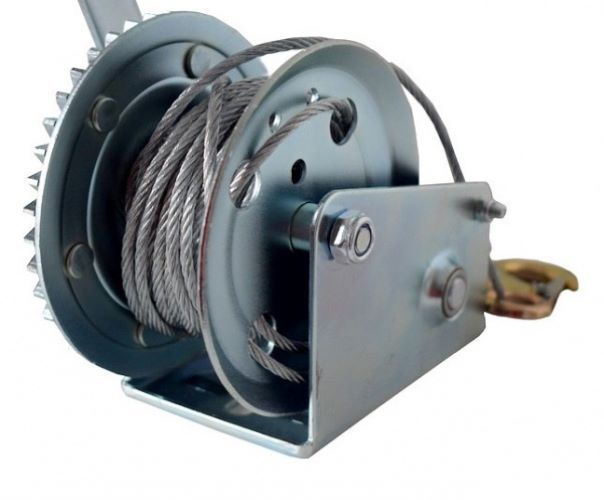 17233 Wyciągarka ręczna pozioma na korbkę BITUXX solidna wytrzymała zdjęcie 2