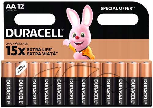 Bateria alkaliczna Duracell AA (R6) 10szt. na Arena.pl