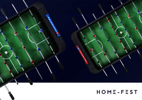 DUŻY SOLIDNY STÓŁ DO GRY PIŁKARZYKI CZARNE na Arena.pl