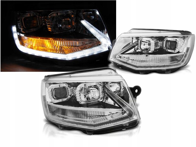 LAMPY REFLEKTORY VW T6 15- LED DO JAZDY DZIENNEJ zdjęcie 1