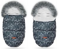 2 x ŚPIWOREK DO WÓZKA SANEK GONDOLI OCIEPLANY Z FUTERKIEM PREMIUM BABYMAM