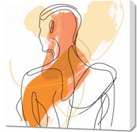 Obraz 70x70cm Kontur Własności