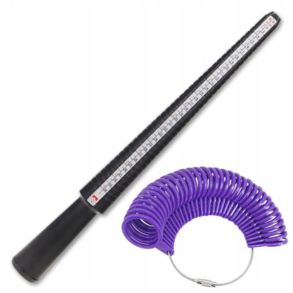 Miara JUBILERSKA do PIERŚCIONKA Trzpień ZESTAW PL zdjęcie 1