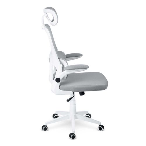 Fotel biurowy z mikrosiatki Sofotel Formax szary na Arena.pl