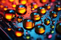 Plakat 60x40cm Krople Bliskiej Wody