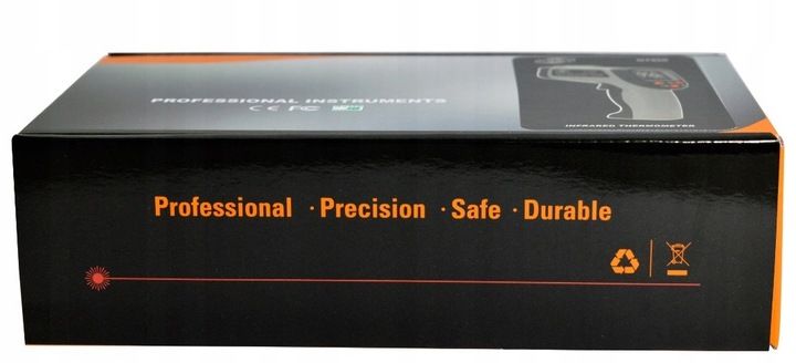 PIROMETR TERMOMETR LASEROWY BEZDOTYKOWY MIERNIK TEMPERATURY -50 +950 st.C zdjęcie 15