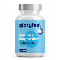 MAGNEZ MORSKI I WITAMINA B6 360 mg magnezu na dawkę 180 kapsułek gloryfeel
