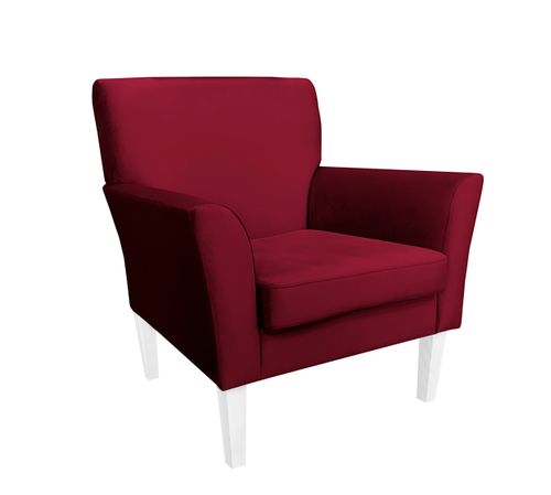 Fotel DENVER nogi białe MG31 na Arena.pl