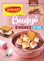 Winiary BUDYŃ BEZ CUKRU smak S'MORES czyli pianka czekolada herbatniki 35g