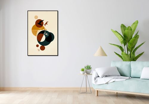 Plakat 68x101cm Kosmiczne Migracje na Arena.pl