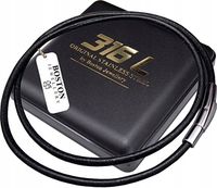 GRUBY RZEMIEŃ RZEMYK NA SZYJĘ PRAWDZIWA SKÓRA NATURALNA 50CM STAL 316L