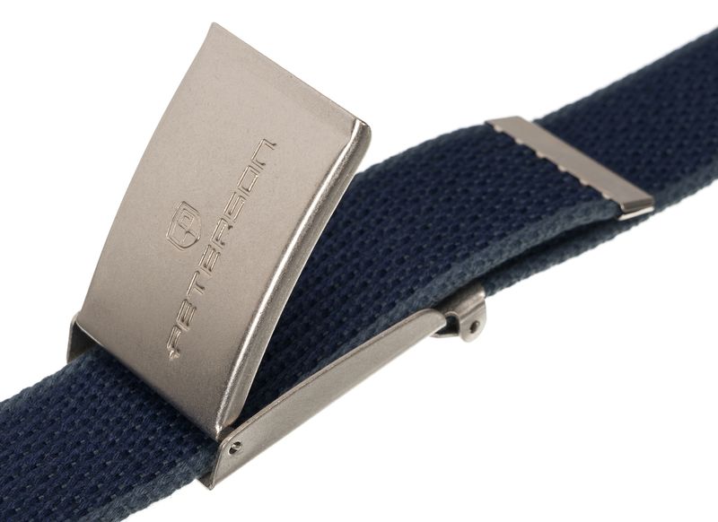 pasek parciany ptn silver-navy-grey-105 zdjęcie 4