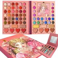 MEGA PALETKA ZESTAW DO MALOWANIA KOSMETYKI MAKIJAŻ DLA DZIECI 70 KOLORÓW