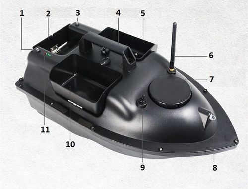 ŁÓDKA ZANĘTOWA V010 3 AKUMULATORY GPS SAMOPOWRÓT na Arena.pl