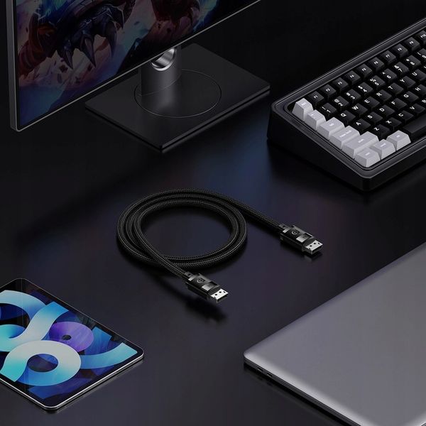 Kabel DisplayPort 8K 60Hz 2m Baseus High Definition Series - czarny zdjęcie 14