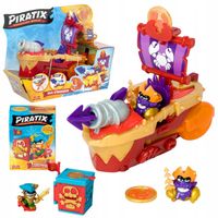 PIRATIX statek Sea Crusher + FORTECA i Figurka SERIA GOLD figurki piraci