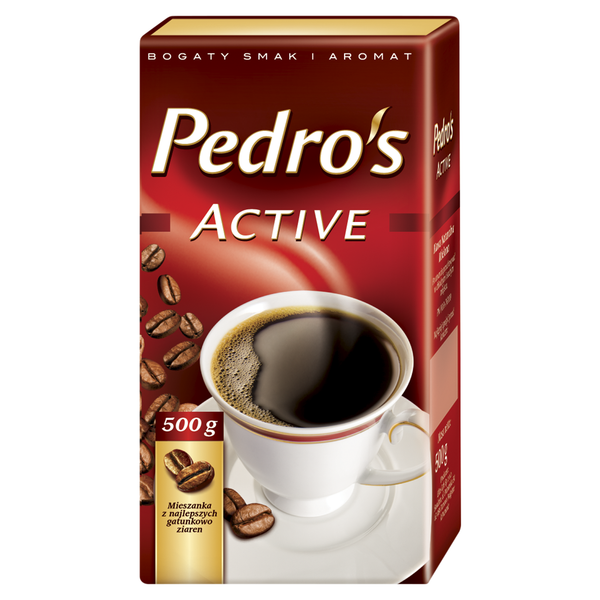 Pedro's Active Kawa mielona 500 g zdjęcie 1