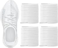 Sznurowadła okrągłe grube do butów sportowych białe 92cm 5,5mm 2 pary