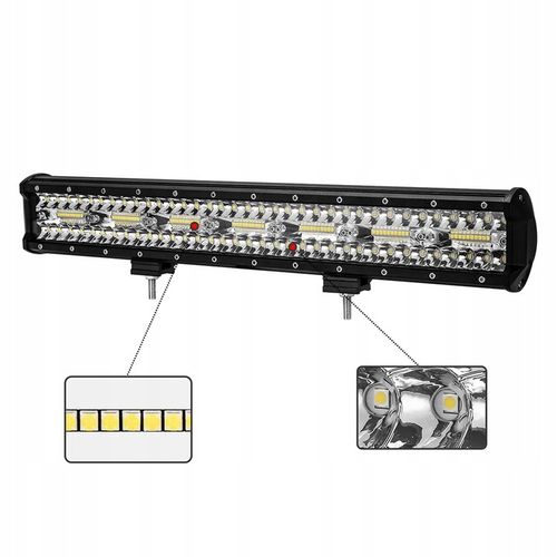 LAMPA ROBOCZA LED 800W LIGHTBAR COMBO 80CM BELKA DALEKOSIĘŻNA LISTWA 12-24V na Arena.pl