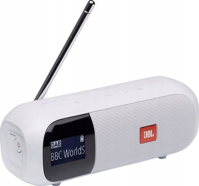 RADIO JBL Tuner 2 DAB+/FM BLUETOOTH IPX7 Białe zdjęcie 9