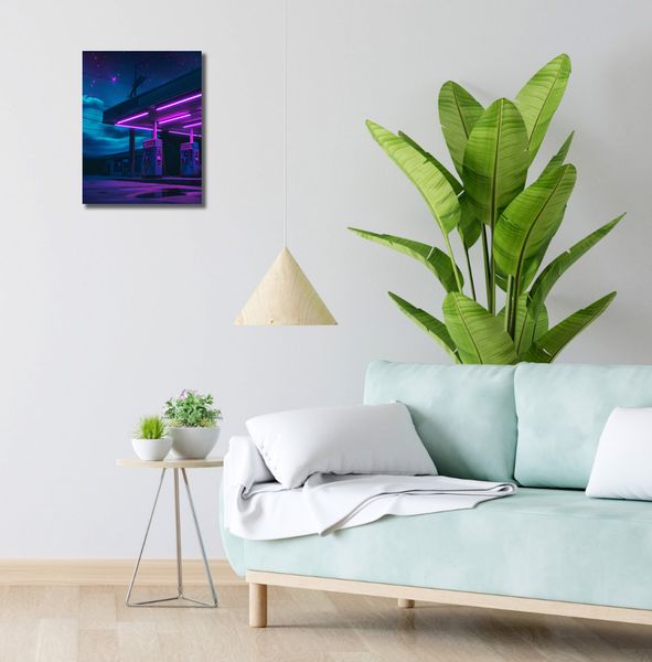 Obraz 30x40cm Moc Neonowej Nocy zdjęcie 2