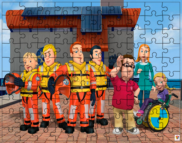 Puzzle Strażak Sam zdjęcie 1