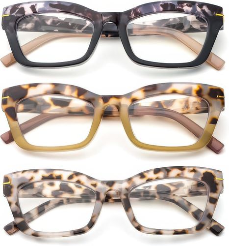 Okulary do czytania kollyseek 3 szt. Cat Eye retro dla kobiet +1.00 na Arena.pl