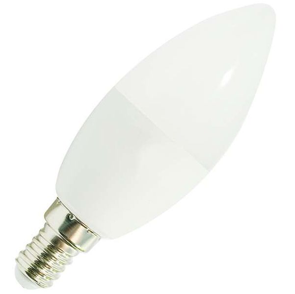 Żarówka świecznikowa MDECO SLP1105 LED E14 B37 8W 655lm 230V candle biała zimna zdjęcie 2