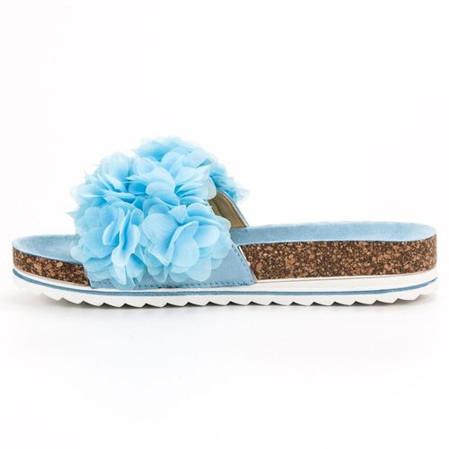 Modne Błękitne Klapki r.39 na Arena.pl