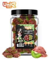 Suszona kaczka dla psa z kiwi 400g przysmaki dla psa kaczka Duo UNIQ PETS
