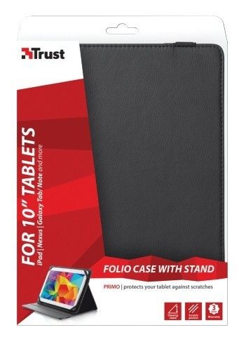 Trust Primo Folio Case with Stand for 10" tablets - black na Arena.pl