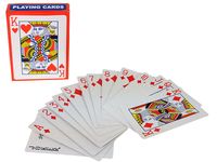 karty do gry niebieskie lub czerwone papier powlekany