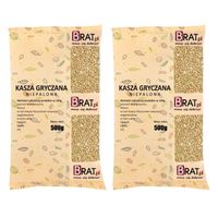 Kasza gryczana niepalona 1kg (2x500g)