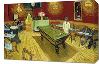 Obraz 60x40cm The Night Café, Van Gogh Vintage do Salonu