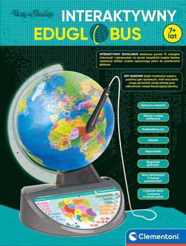 CLEMENTONI Interaktywny Eduglobus 50670 na Arena.pl