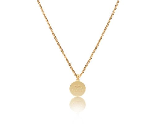 naszyjnik z plasterkiem z kółeczkami (c23/jes/02au) na Arena.pl