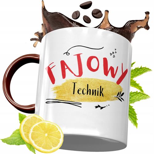 Kubek Bordowy Dla Technika Na Urodziny Prezent Z Nadrukiem Ze Zdjęciem na Arena.pl