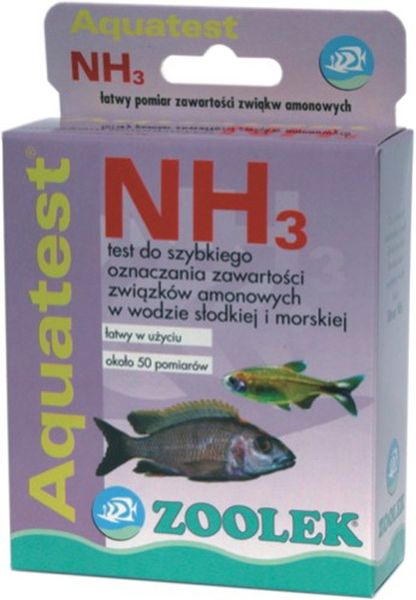 ZOOLEK TEST NH3 DO POMIARU AMONIAKÓW zdjęcie 1