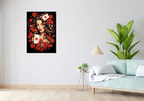 Plakat 67,5x95cm Różany Hazard na Arena.pl