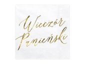 Serwetki papierowe Wieczór Panieński białe, 20 szt.