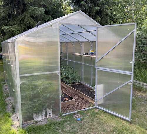 Szklarnia z poliwęglanu DOMEK 2,5x12 m profil 25x25 poliwęglan 6mm na Arena.pl