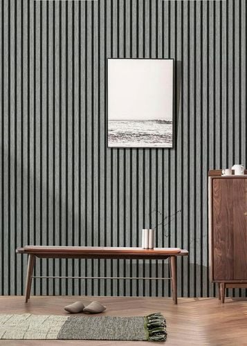 TAPETA LAMEL PANELE ŚCIENNE DREWNIANE 3D WINYLOWA IMITACJA DESKI 45cm x 10m na Arena.pl