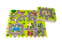 Puzzle MIASTO piankowe mata edukacyjna Układanka 94,5 x 94,5