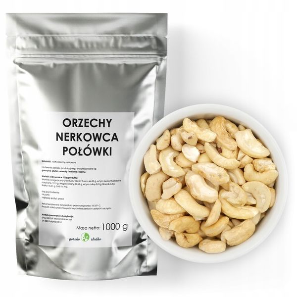 ORZECHY NERKOWCA połówki 1kg zdjęcie 1
