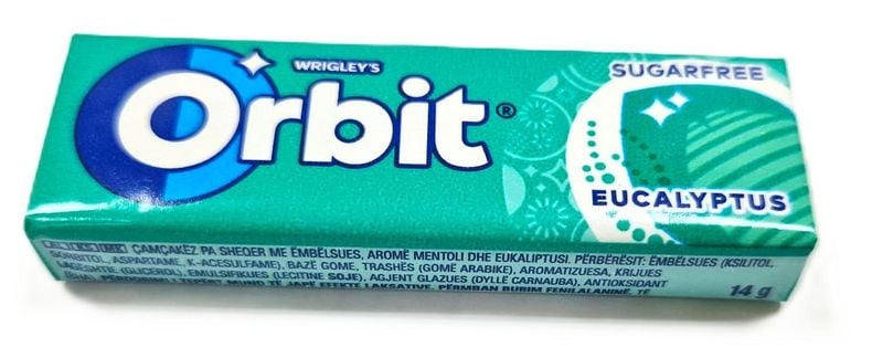 GUMA ORBIT DRAŻE EUCALYPTUS 14G zdjęcie 1